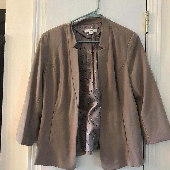 Kensie Notched-Collar Blazer